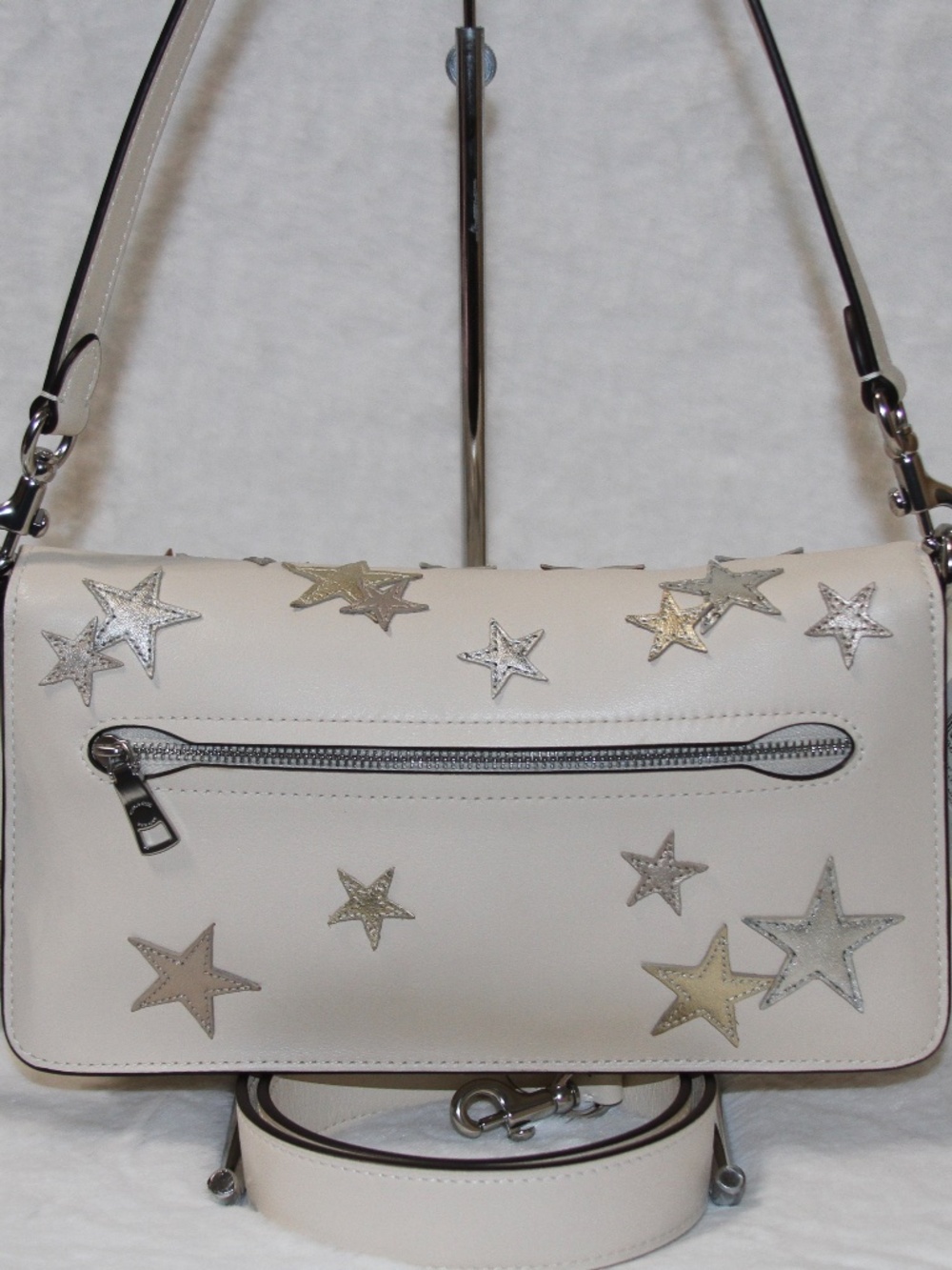 NWT COACH Tabby 26 Shoulder Bag Star Applique Crossbody Leather Purse - Picture 6 of 8
